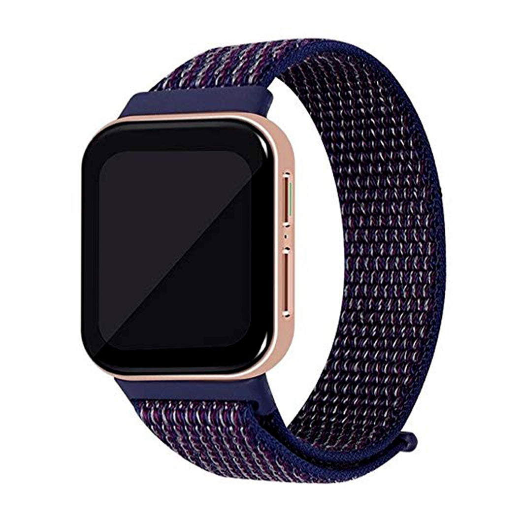 Woven Nylon Strap for Oppo Watch 46mm-Seashell